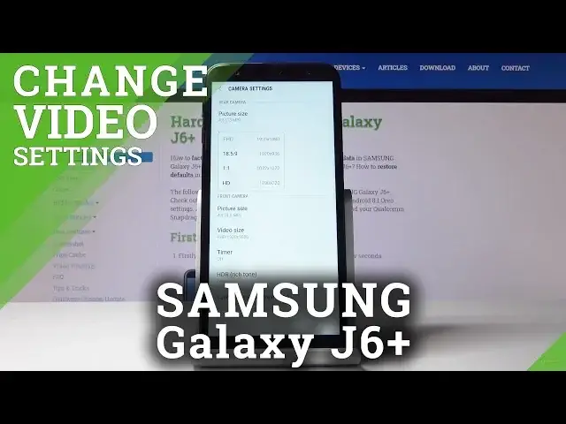 'Video thumbnail for How to Change Video Resolution on Samsung Galaxy J6 Plus –  Video Quality'