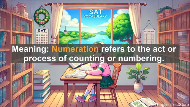Video thumbnail for 5000 Must Know SAT Vocabulary - Numeration: The Key to Numbers and SAT Success