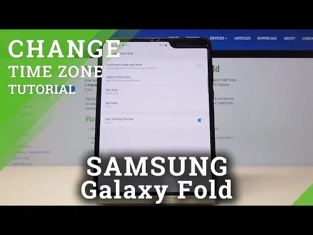Video thumbnail for How to Change Data & Time in SAMSUNG Galaxy Fold – Time Settings