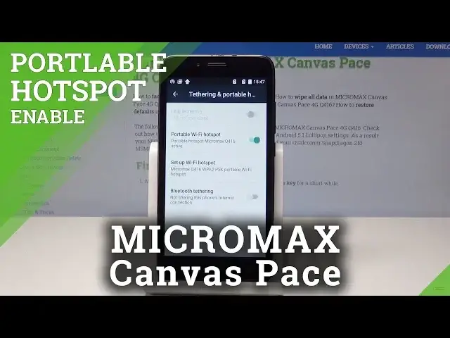 Video thumbnail for Portable Hotspot in MICROMAX Canvas Pace - Share Wi-Fi Hotspot