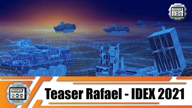 Video thumbnail for IDEX 2021 Rafael from Israel to participate at defense exhibition in Abu Dhabi UAE Stand 01-B32.