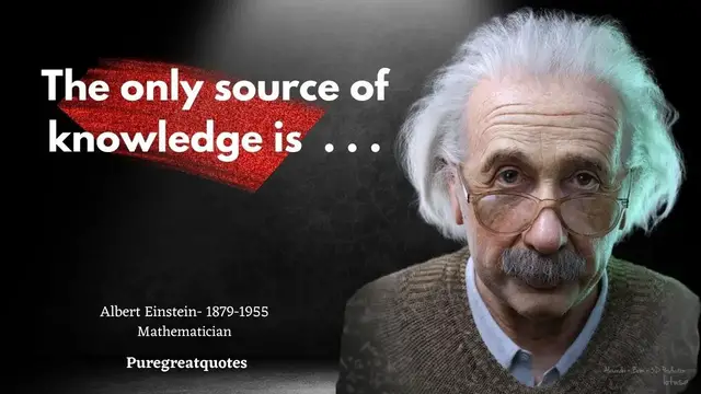 Video thumbnail for albert einstein quotes are life changing- albert einstein