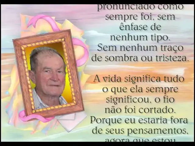 'Video thumbnail for homenagem ao meu avô'
