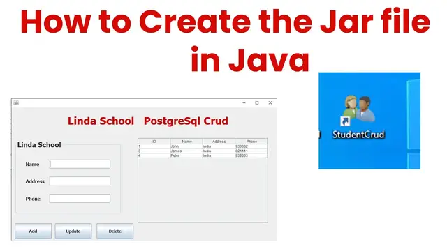 Video thumbnail for How to Create the jar file in java