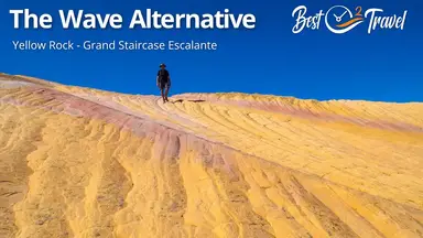 'Video thumbnail for Yellow Rock - The Wave Alternative in Escalante (GSENM) Utah'