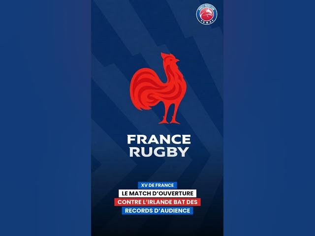 Video thumbnail for XV de France : le match d’ouverture contre l’Irlande bat des records d’audience