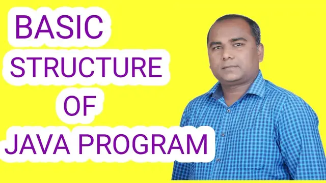 Video thumbnail for Basic Structure of JAVA Program in Hindi | Java Programming