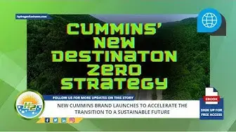 Video thumbnail for Cummins launches revolutionary new brand to accelerate the transition to a sustainable future