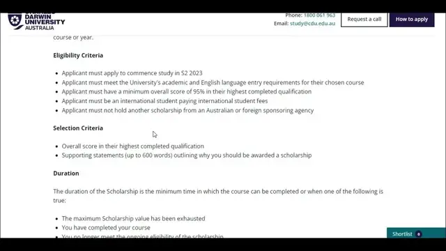 'Video thumbnail for Australia Scholarship For International Students: Step By Step Guide'