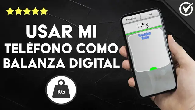Video thumbnail for ¿Cómo usar mi teléfono como una BALANZA DIGITAL para pesar objetos?