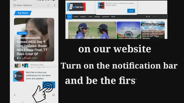 'Video thumbnail for website notification '