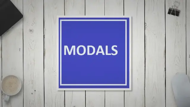 Video thumbnail for Modals