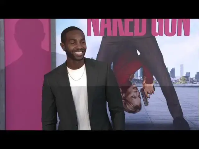 Video thumbnail for The Naked Gun premiere Pamela Anderson Liam Neeson