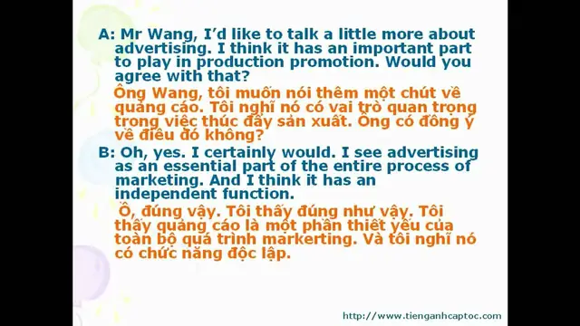 Video thumbnail for English for Trade, Finance, and Bank Unit 20 - Dialogue 002