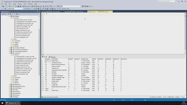 Video thumbnail for 23 - Búsquedas Parciales con LIKE y NOT LIKE [SQL Server⧸Transact SQL 2019]