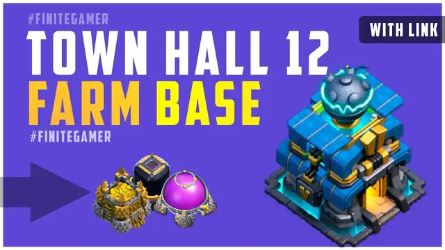 'Video thumbnail for Top 5 Th12 Farming Base Link 2023 || New Th12 Farming Base 2023'