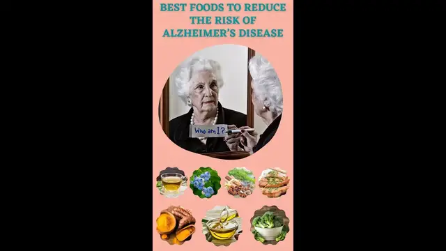 'Video thumbnail for BEST FOODS TO REDUCE THE RISK OF ALZHEIMER’S DISEASE #shorts'