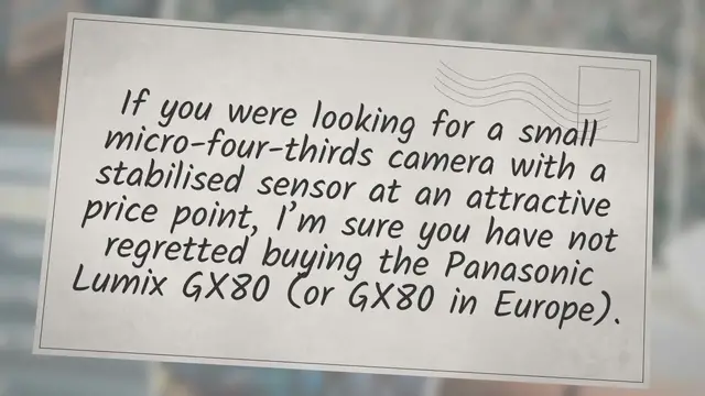 Video thumbnail for Panasonic Lumix GX85 and GX80 settings, tips and tricks