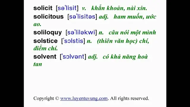 Video thumbnail for Essential Words for the GRE - Lesson 124