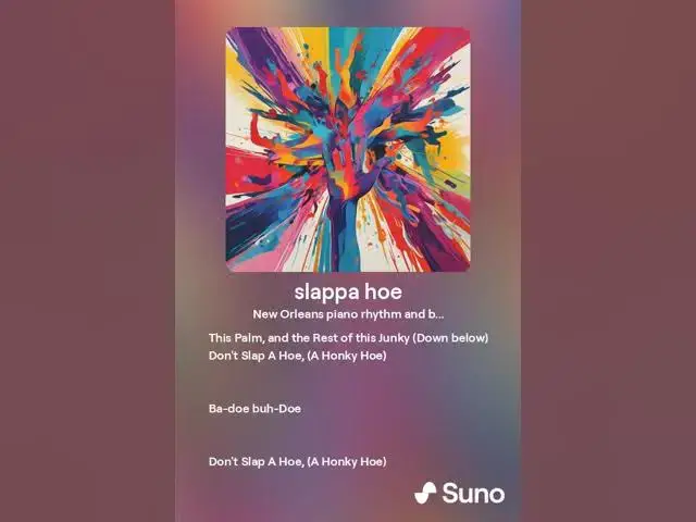 Video thumbnail for My Backhand Song Suno Ai | #shorts #ai #comedy #darkhumor #meme