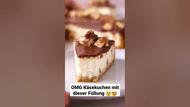 'Video thumbnail for OMG Käsekuchen mit dieser Füllung 😍#Rezept für den besten Protein Käsekuchen! #käsekuchen #nocarbs'