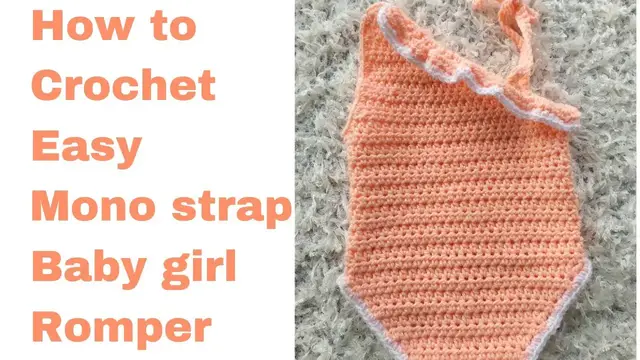 Video thumbnail for How to Crochet Baby Girl Romper