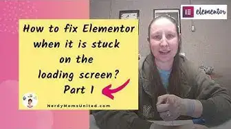 Video thumbnail for Elementor not loading error Part 1