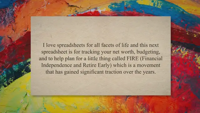 'Video thumbnail for The Ultimate Net Worth, Budgeting, And FIRE Spreadsheet | Johnny Africa'