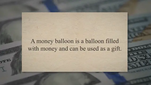 Video thumbnail for Money Balloon – How To Put Money In A Balloon
