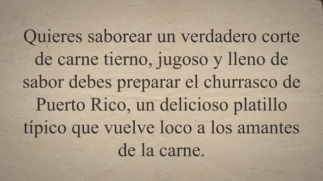 Video thumbnail for Receta 【Churrasco 】Boricua ¡Tierno y jugoso!