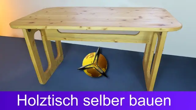 Video thumbnail for Einfachen Esstisch / Holztisch selber bauen