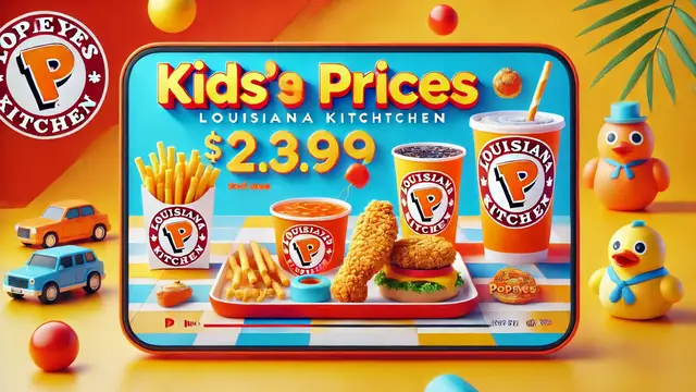 Video thumbnail for Popeyes Louisiana Kitchen Kids’ Meal Prices
