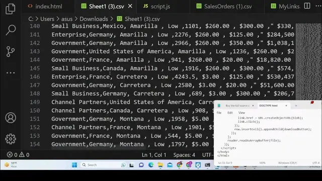 Video thumbnail for Javascript XLSX.js Example to Export All Sheets of Excel File and Download it as CSV File in Browser