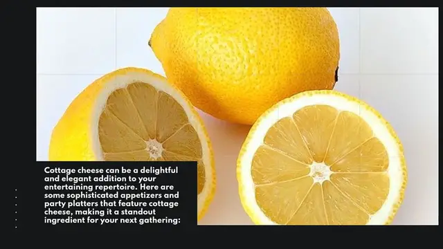 Video thumbnail for Cottage Cheese Entertaining: Elegant Appetizers and Party Platters Featuring Cottage Cheese