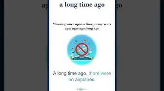 Video thumbnail for A long time ago meaning | Common English Idioms #shorts