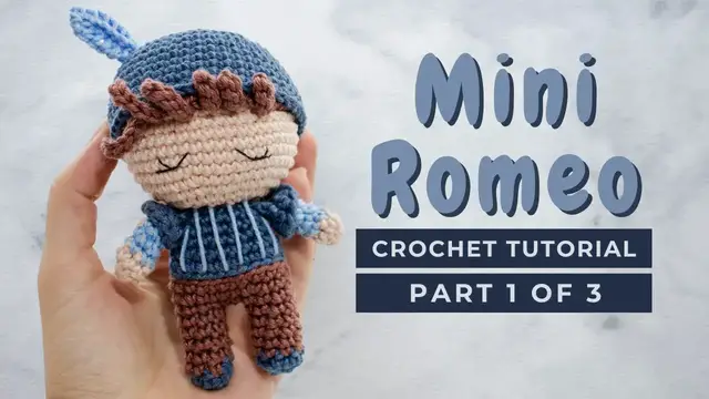 Video thumbnail for Romeo amigurumi pattern PART 1. How to crochet amigurumi little boy