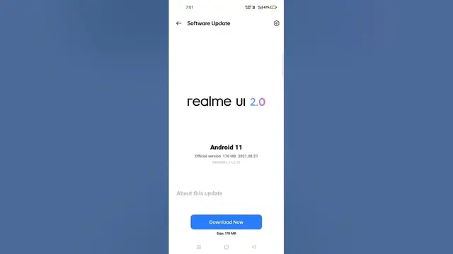 'Video thumbnail for Realme 6 Gets Android 11 Update with UI 2.0 Stability!'