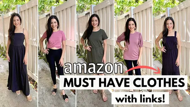 'Video thumbnail for 5 Amazon Must Haves Clothes with Links | 3 Amazon Dresses Under $40 | LynSire'