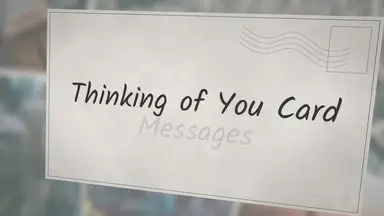'Video thumbnail for Thinking of You Card Messages'