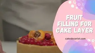 Video thumbnail for Fruit Filling For Cake Layer