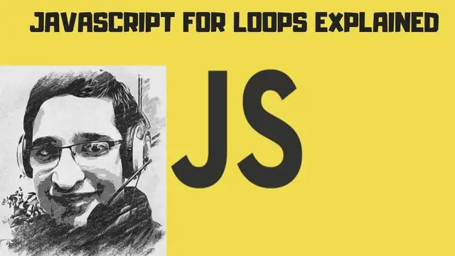 Video thumbnail for Javascript For Loops Explained in One Video | ES6 | ES7 Loops
