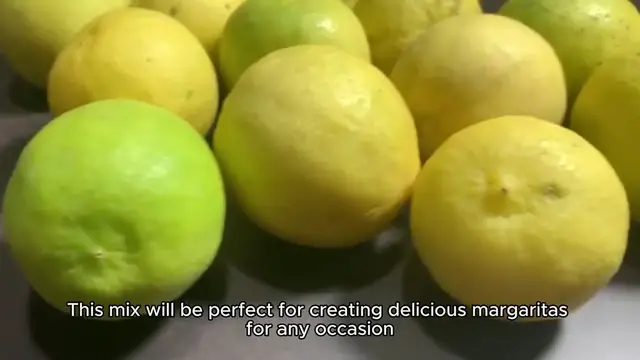 Video thumbnail for margarita mix recipe