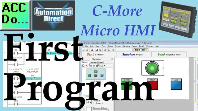 Video thumbnail for C-More Micro HMI First Program Create