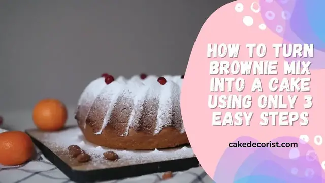Video thumbnail for How To Turn Brownie Mix Into A Cake Using Only 3 Easy Steps