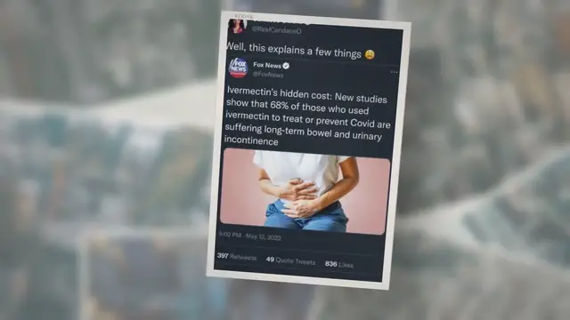 Video thumbnail for Candace Owens’ Ivermectin Fox News Tweet