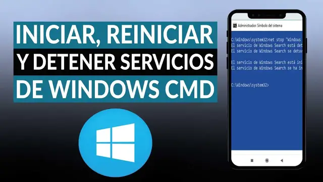Video thumbnail for Cómo iniciar, reiniciar y detener los SERVICIOS de WINDOWS desde CMD