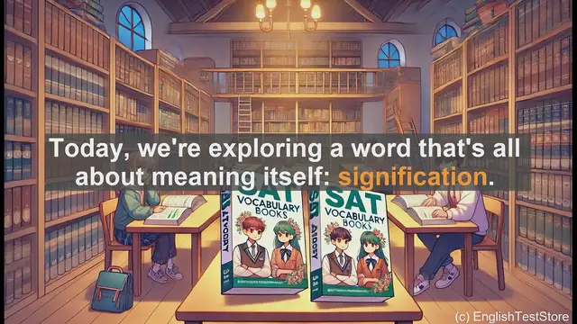 Video thumbnail for 5000 Must Know SAT Vocabulary - Signification: Understanding the Power of Meaning
