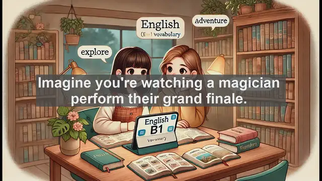 Video thumbnail for 2500 Must Know CEFR B1 Vocabulary - Understanding 'Disappear': From Magic Tricks to Everyday Use