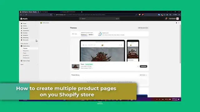 Video thumbnail for How To Create Multiple Product Pages In Shopify 2024 (Step by Step)
