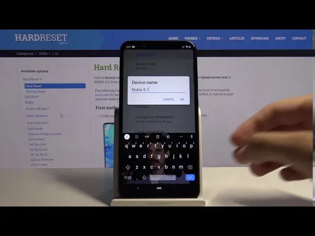 'Video thumbnail for How to Change Device Name in NOKIA 8.1 - Rename Your Smartphone'